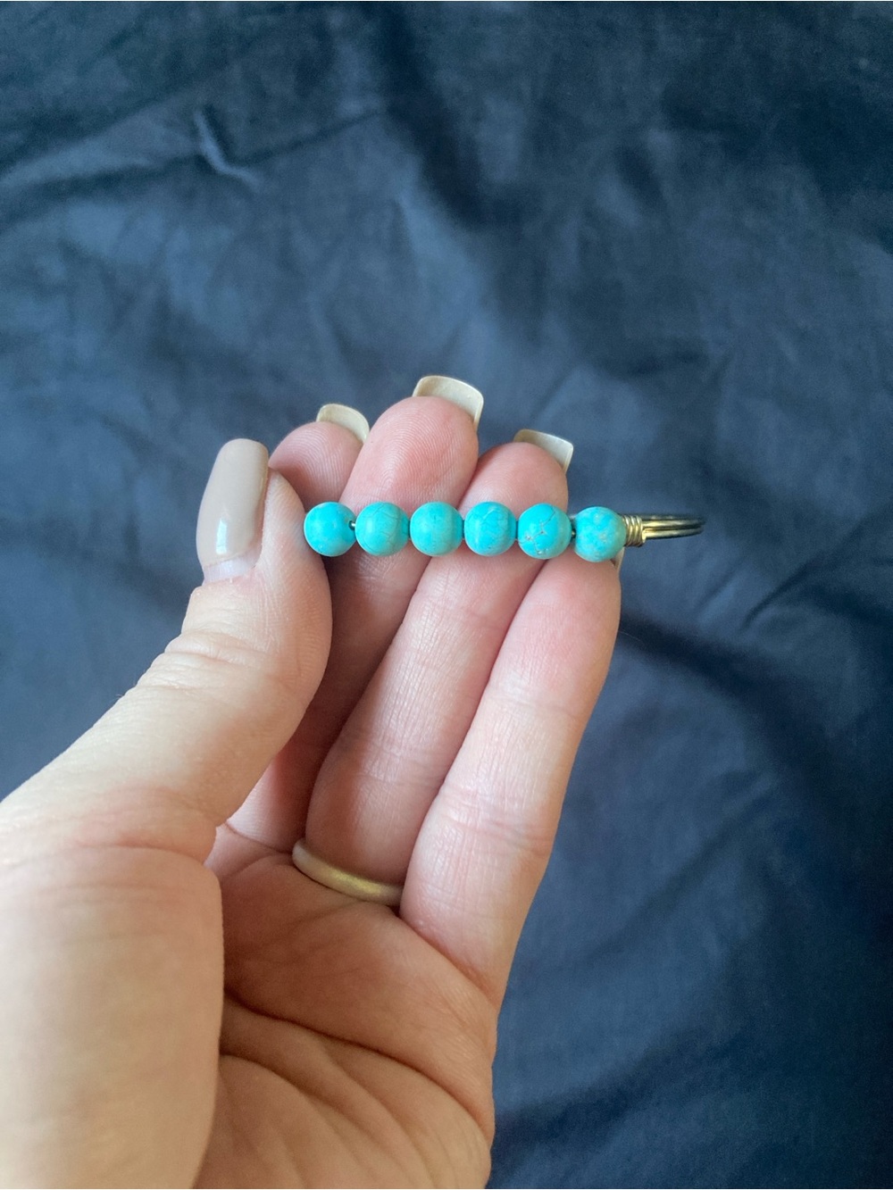 Turquoise Beaded Bangle
